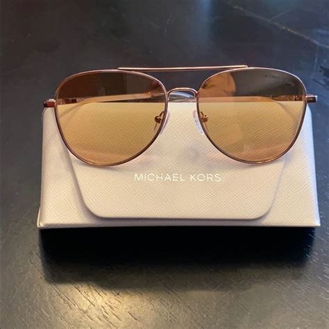 michael kors or rose|Michael Kors rose gold aviators.